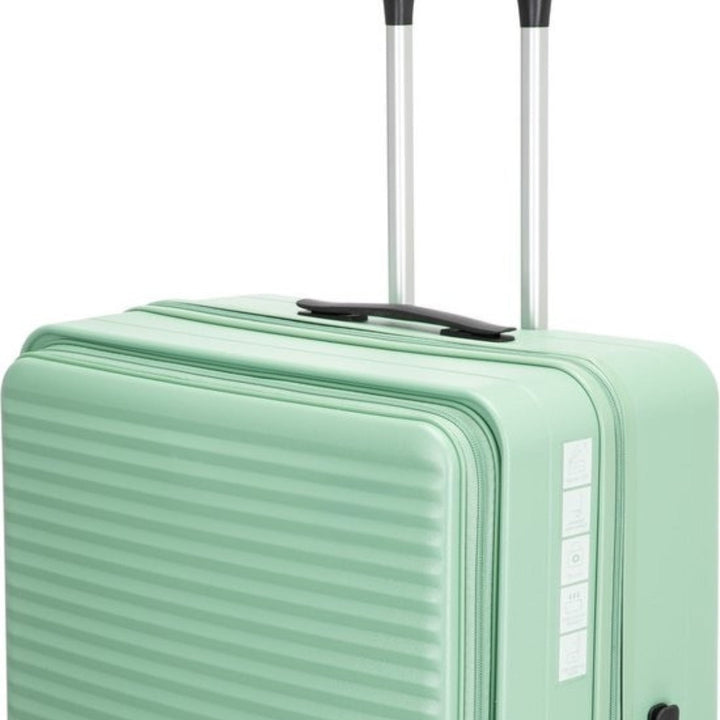 Versatile 2-piece hardshell luggage set with spinner wheels and a convenient laptop compartment.