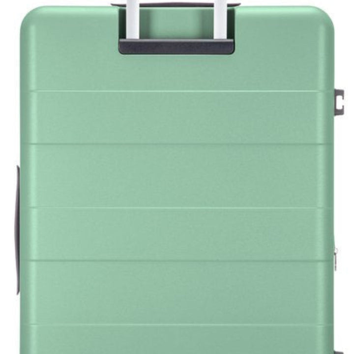Efficient 2-piece hardshell travel set, includes laptop compartment & spinner wheels for smooth transit.