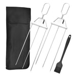 2 pcs+Oxford Storage Bag+Silicone Brush