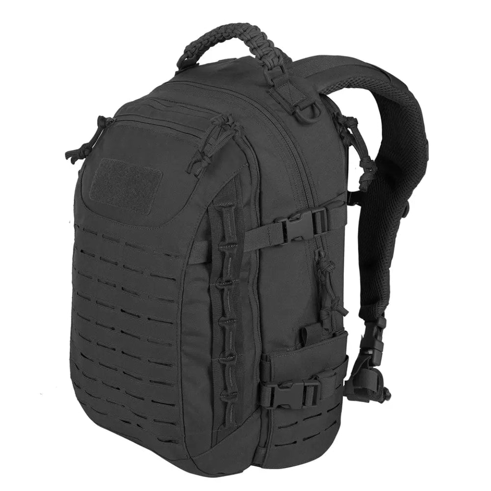 Unisex 30L tactical waterproof backpack for hiking & travel, durable outdoor adventure gear with multiple compartments.