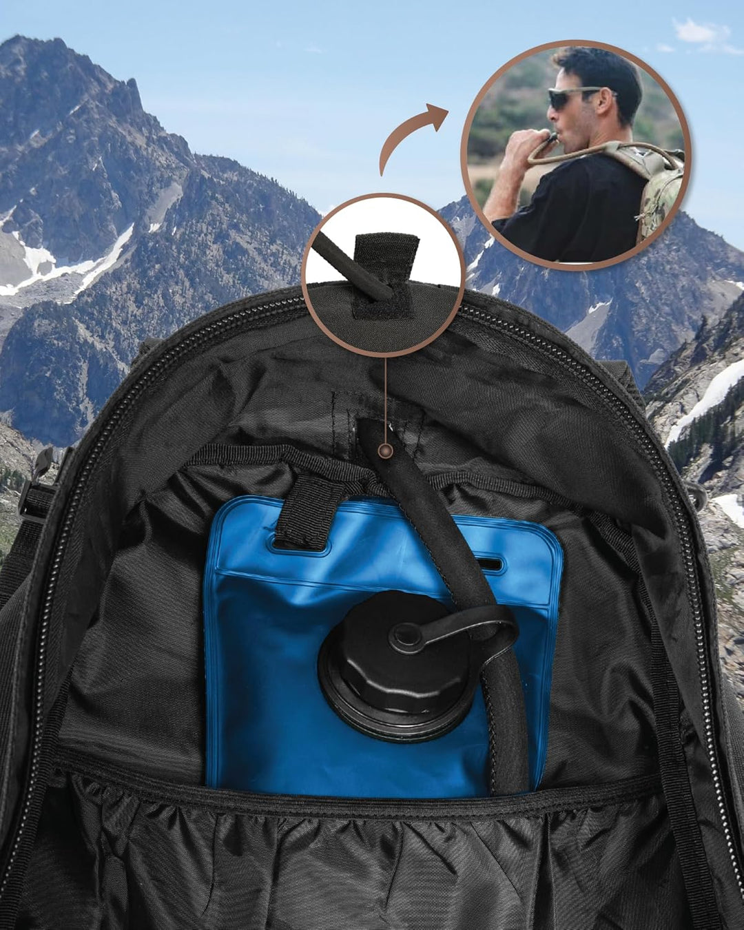 High-capacity 35L tactical daypack with Molle & laptop storage, ensuring all your gear is organized and safe.