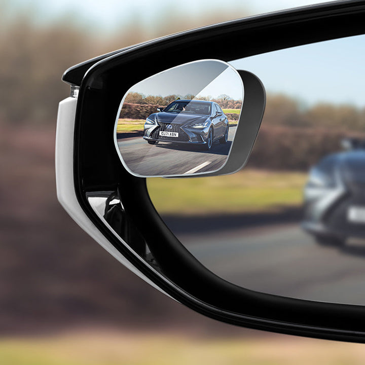 Car blind spot mirror, HD wide angle, essential driving aid