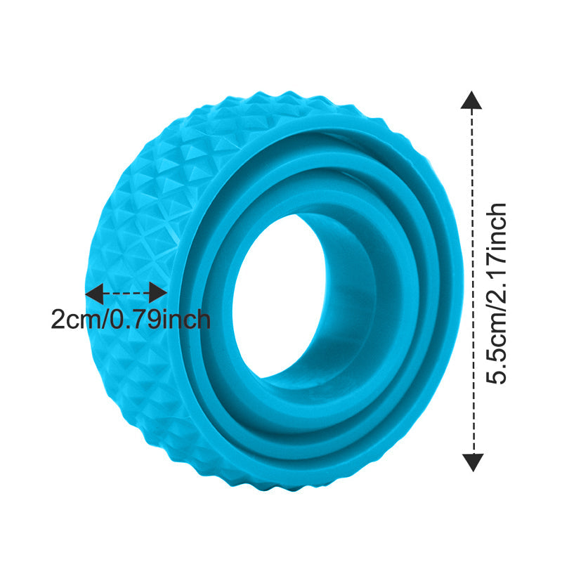 The Unisex 3D Concentric Ring Fidget Ball Toy, an ultimate stress-relieving gift idea