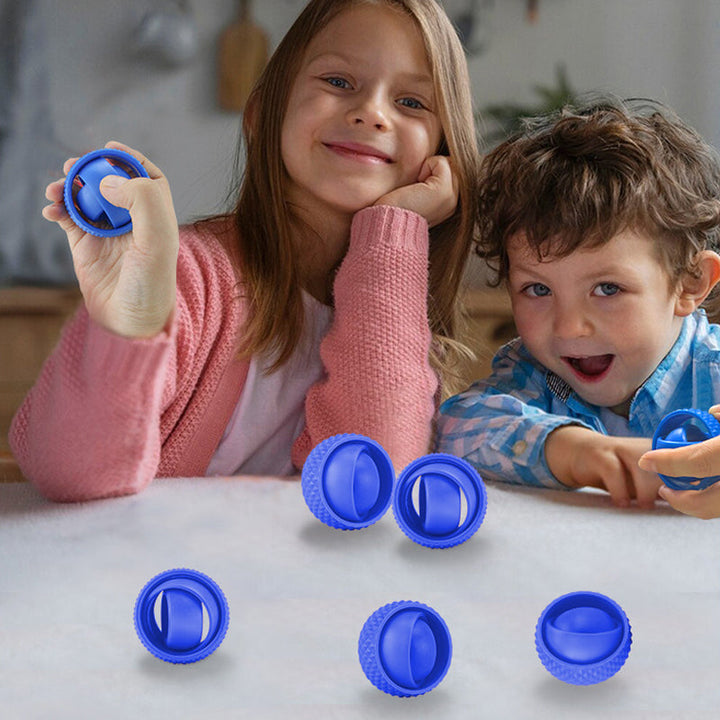 Unisex 3D Concentric Ring Fidget Ball Toy, showcasing its smooth, tactile surface