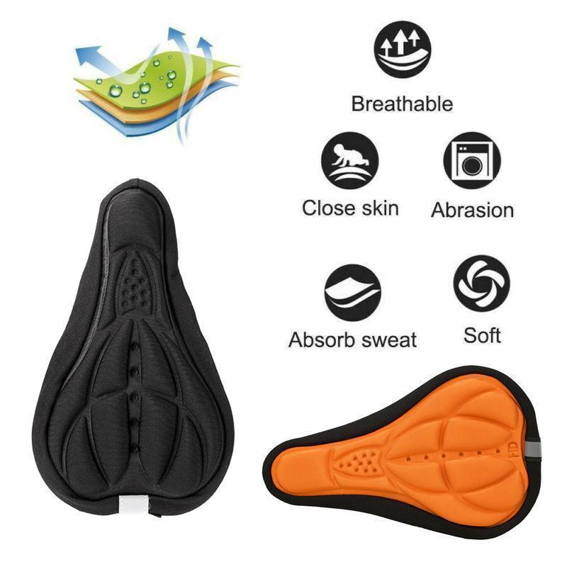 Road bike silicone saddle cover for men & women, offering enhanced comfort & shock absorption