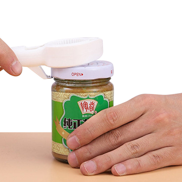 Ergonomic 4-in-1 jar & bottle opener, a handy tool for home bar and party supplies