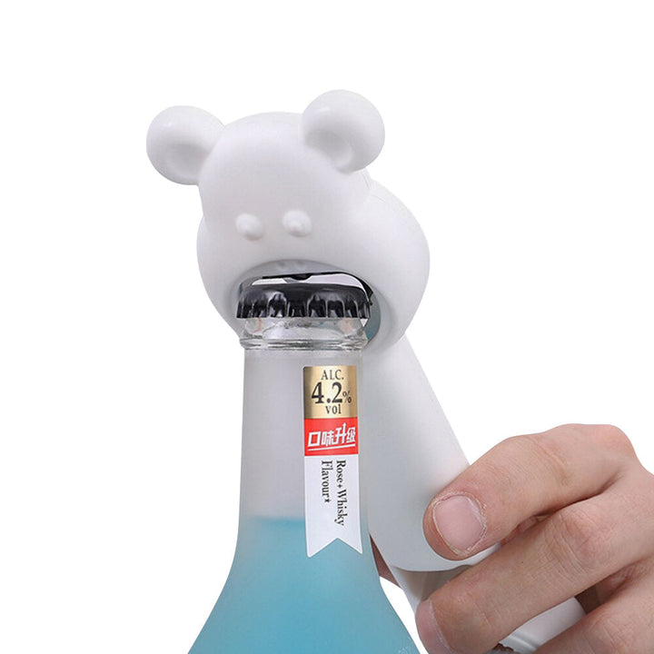 Compact 4-in-1 multi-tool bottle and jar opener, perfect for any kitchen or home bar
