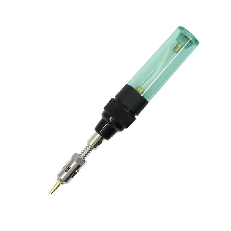 Unisex soldering tool kit with butane torch for quick, on-the-go repairs