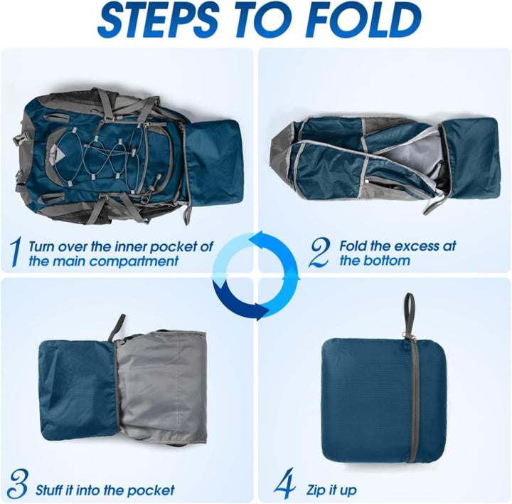 Performance 40L waterproof hiking backpack, lightweight & packable for demanding trips.
