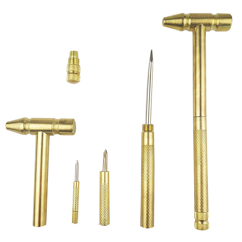 Precision repair tool with mini hammer and various attachments for detailed DIY