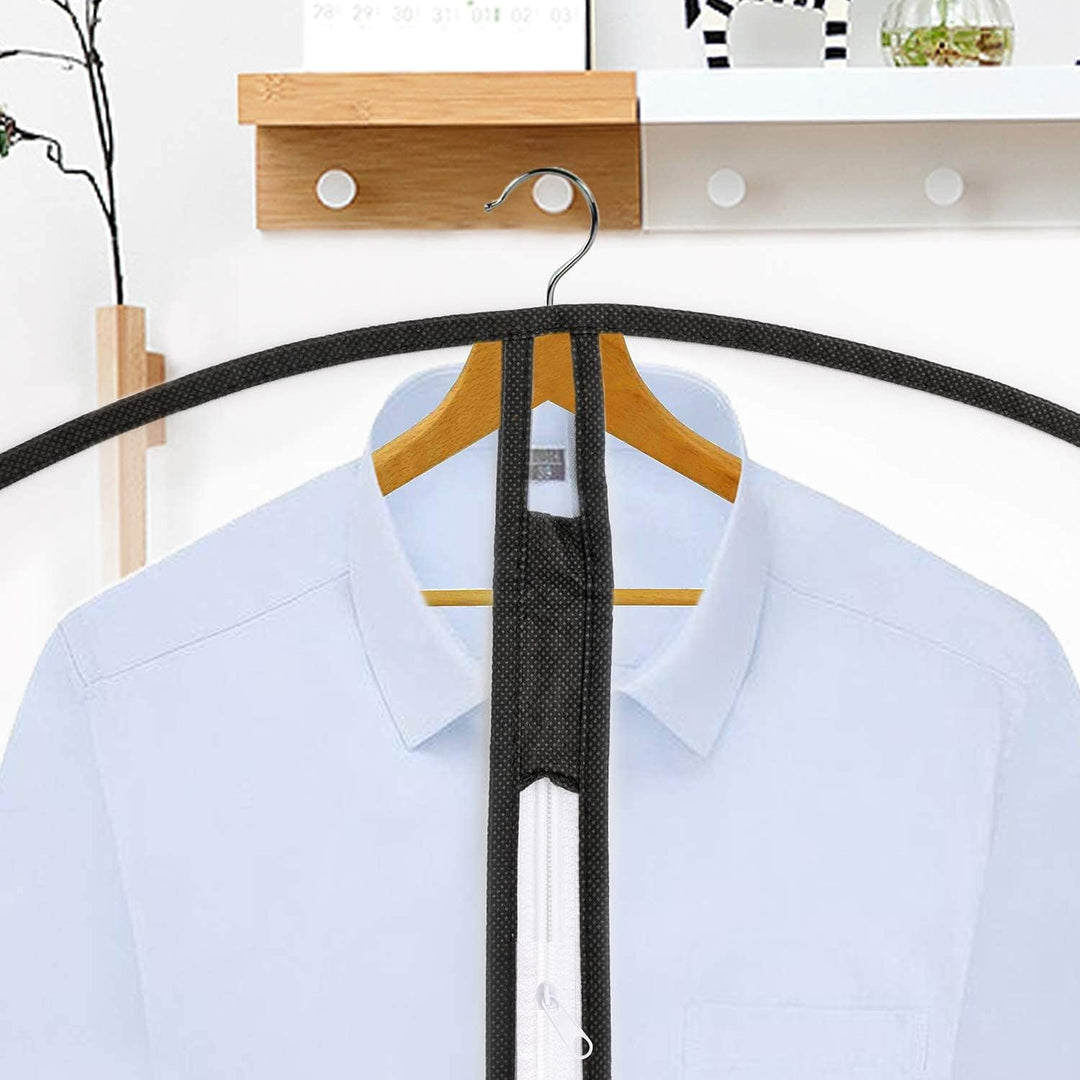 71-inch protective garment bag for long dresses & suits. Ideal for wedding dress travel & storage.