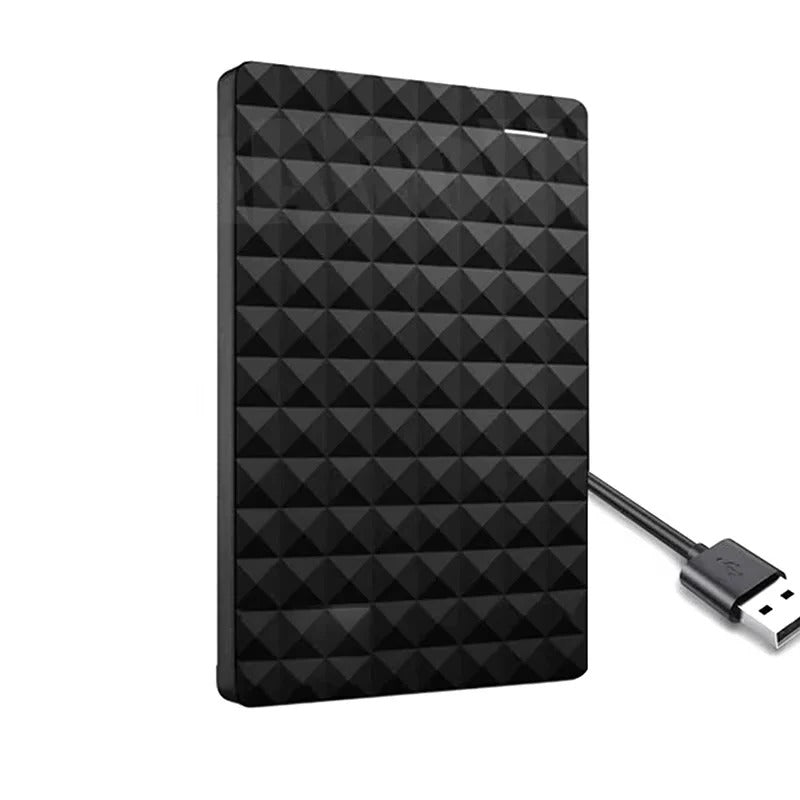 Unisex 8TB portable hard drive for fast digital storage & backup. Compact USB 3.0 external data solution.
