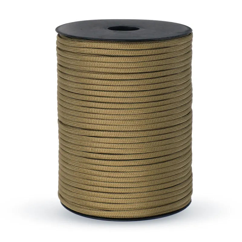 Versatile 9-strand 550 paracord for outdoor recreation, camping, hiking, crafts, and emergency gear.