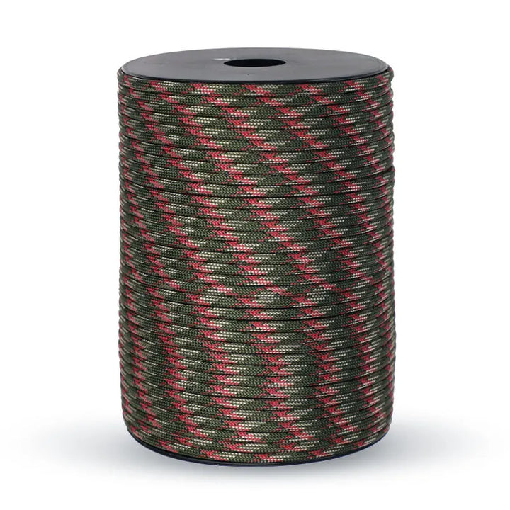Reliable 9-strand 550 survival paracord for emergency kits, outdoor gear, and critical camping needs.