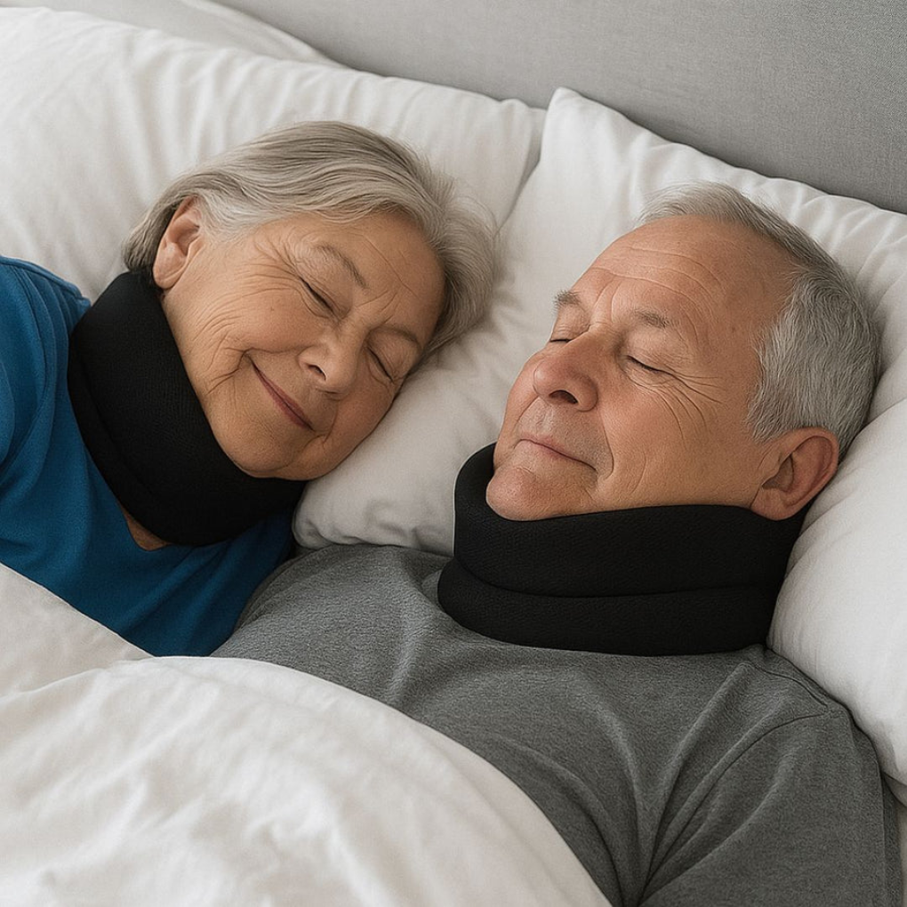 Unisex adjustable neck support collar for daily comfort, pain relief & posture aid.