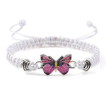 WHITE ROPE - PINK BUTTERFLY