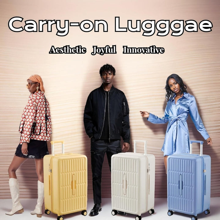 Compact 20" hardshell travel bag, airline-approved and perfect for short trips.
