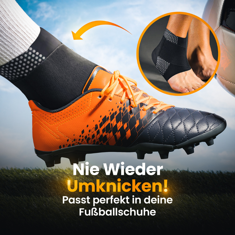Unisex sports brace for ankle protection. Perfect for football and soccer.