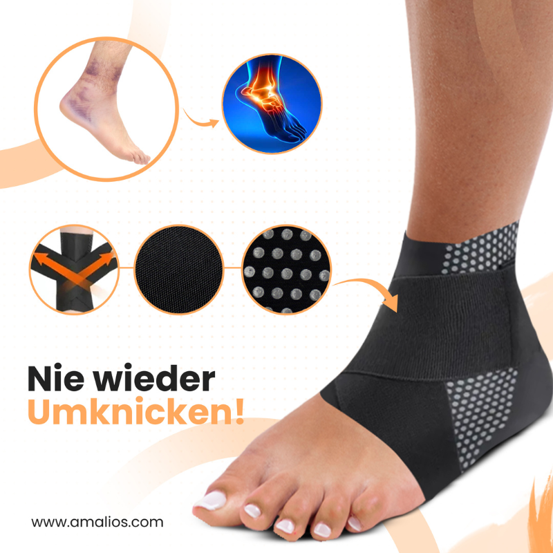 Comfortable ankle stabilizer for football & soccer. Enhances athletic support.