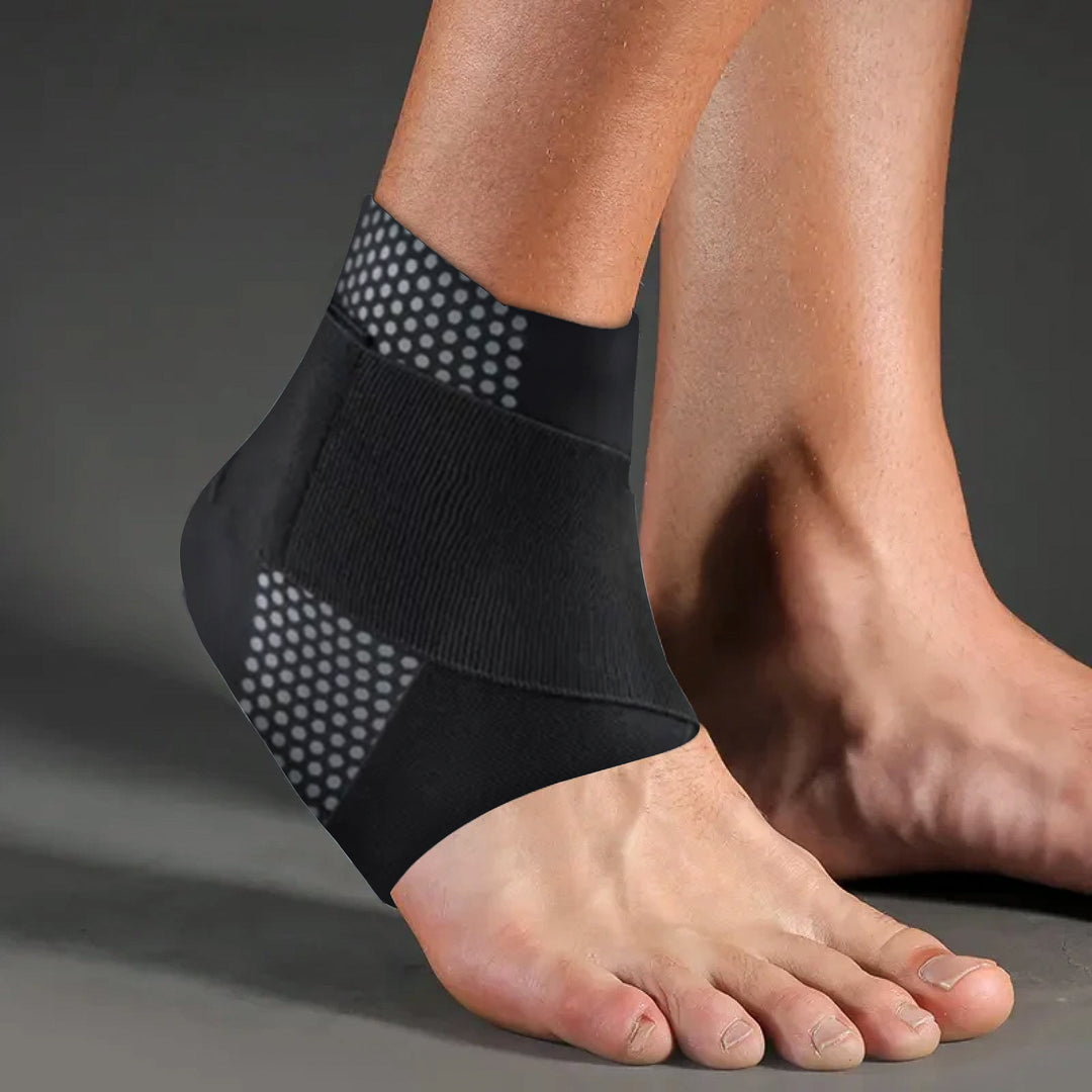 High-performance ankle stabilizer. Essential protective gear for football.