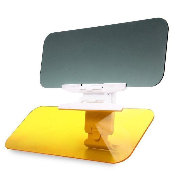 Unisex anti-glare car windshield visor for day and night driving safety; reduces bright light.