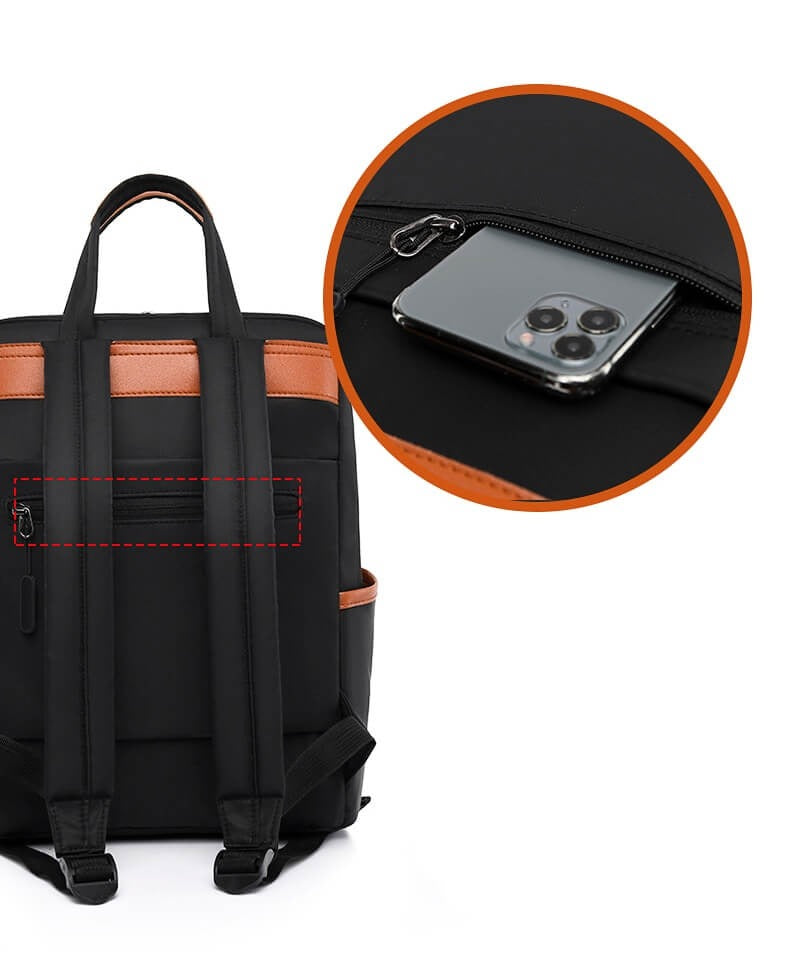 Secure lightweight travel backpack. Water-resistant for all weather, anti-theft design for peace of mind.