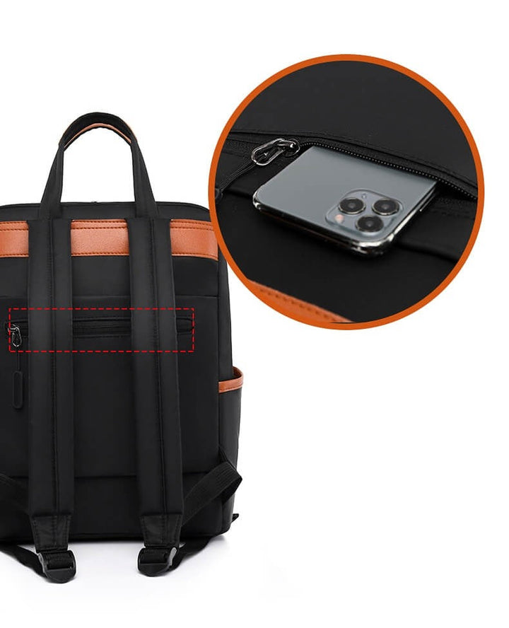 Secure lightweight travel backpack. Water-resistant for all weather, anti-theft design for peace of mind.