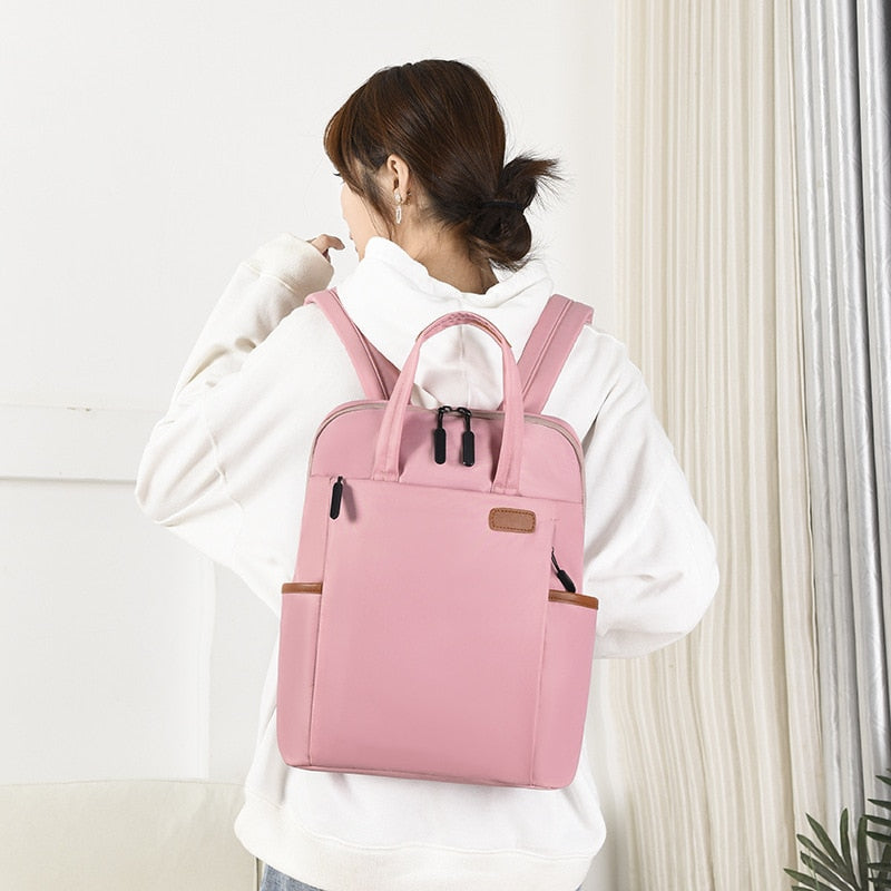 Durable unisex travel backpack. Water-resistant Oxford, anti-theft features, great for daily use.