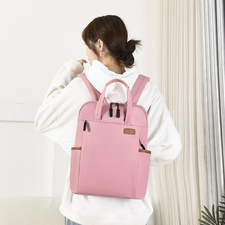 Durable unisex travel backpack. Water-resistant Oxford, anti-theft features, great for daily use.