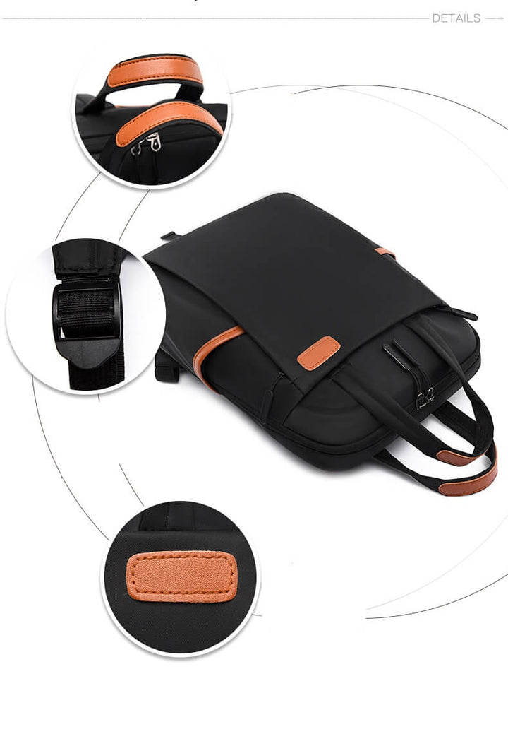 Compact anti-theft travel daypack. Water-resistant, lightweight, ideal for city exploration.