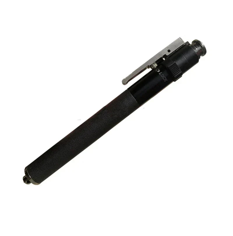 Adjustable mobility aid: automatic folding walking cane with ergonomic handle, lightweight aluminum for seniors.