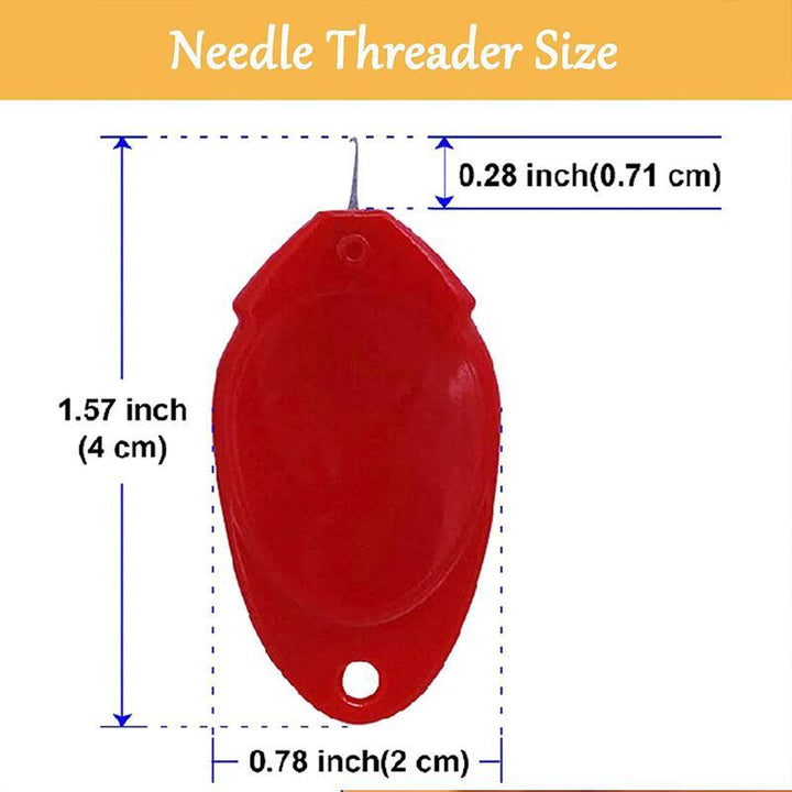 Seamless automatic needle threader, a durable and practical sewing accessory.
