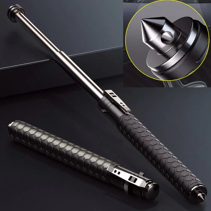 Lightweight self-defense walking stick, ideal for hiking, travel, and everyday personal safety support.