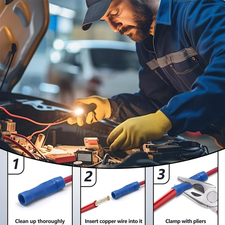Compact universal fuse puller tool for automotive use; ideal for tight fuse box spaces