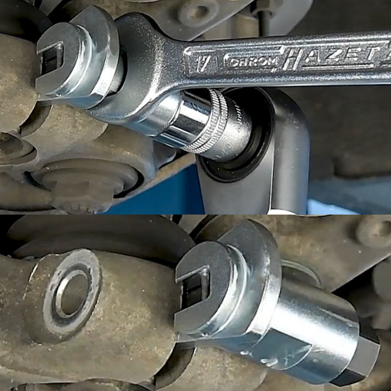 Heavy-duty carbon steel strut spreader, ideal for automotive professionals