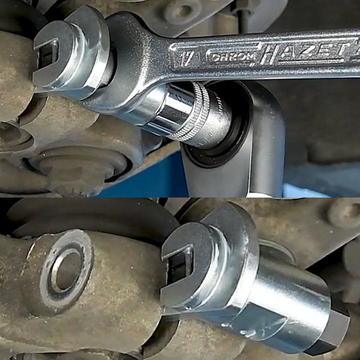 Heavy-duty carbon steel strut spreader, ideal for automotive professionals