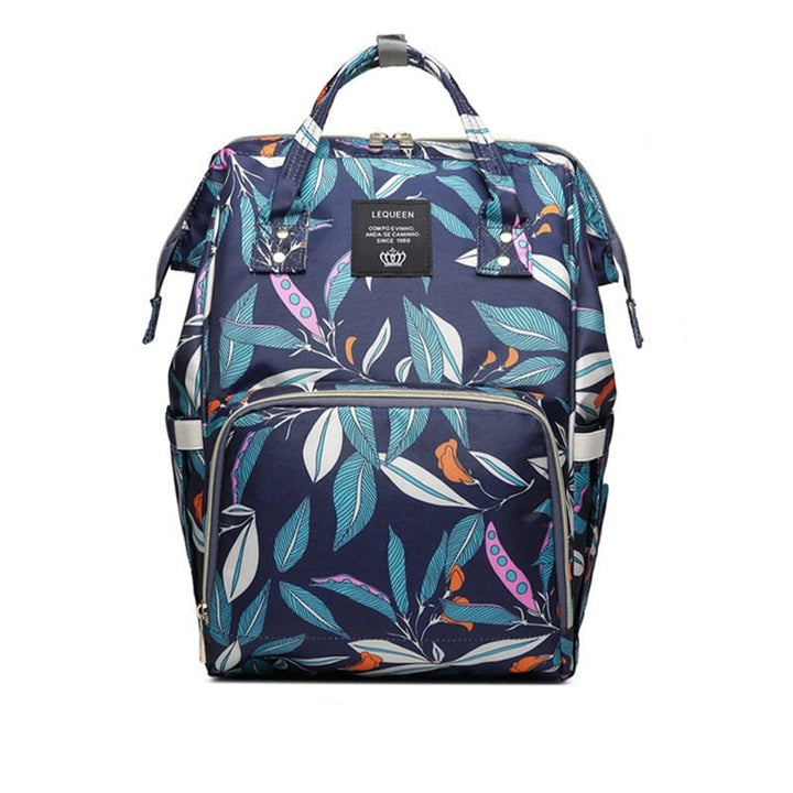 Durable waterproof travel diaper bag for parents, large capacity & multi-functional baby essentials organizer.