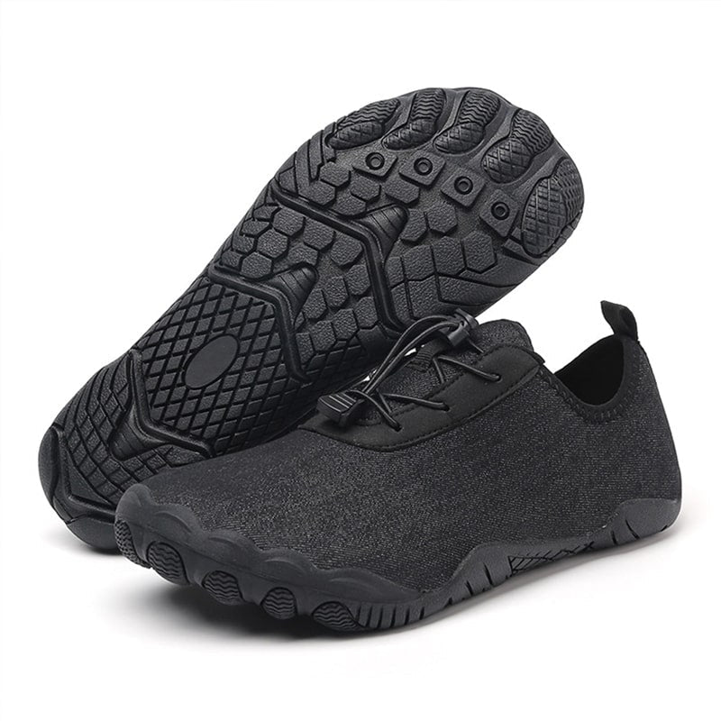 Outdoor barefoot running shoes with enhanced grip. Minimalist, flexible & comfortable for men/women.