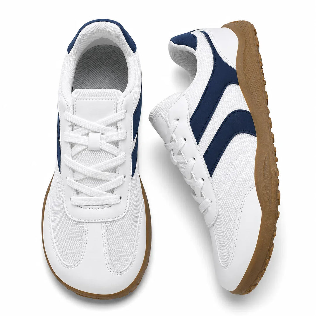 Natural foot health shoes, wide toe box, non-slip, barefoot design for walking comfort.
