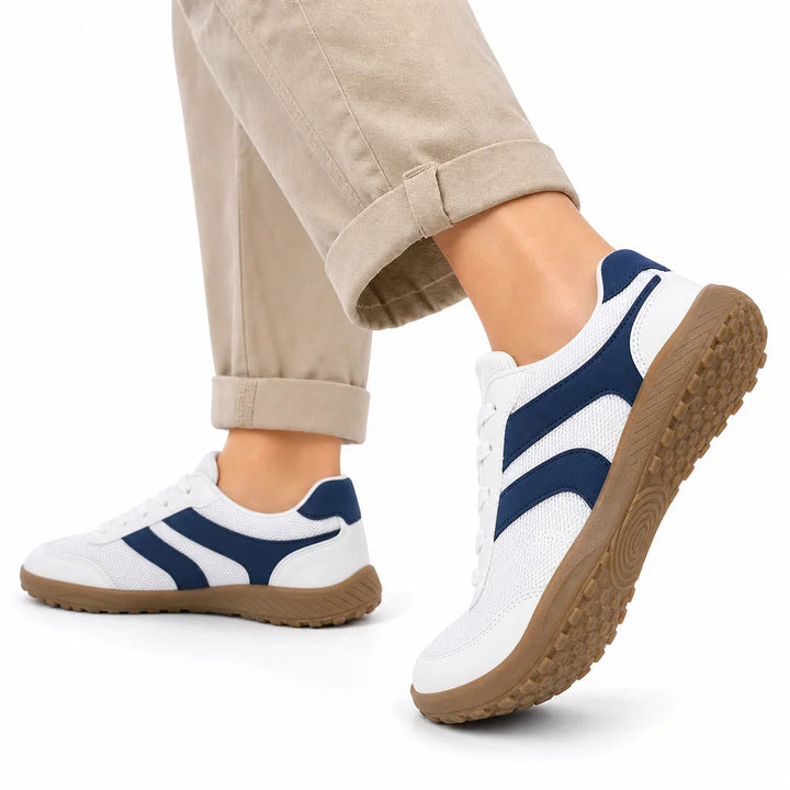 Unisex walking shoes, flexible sole, wide toe box, non-slip grip for everyday use.