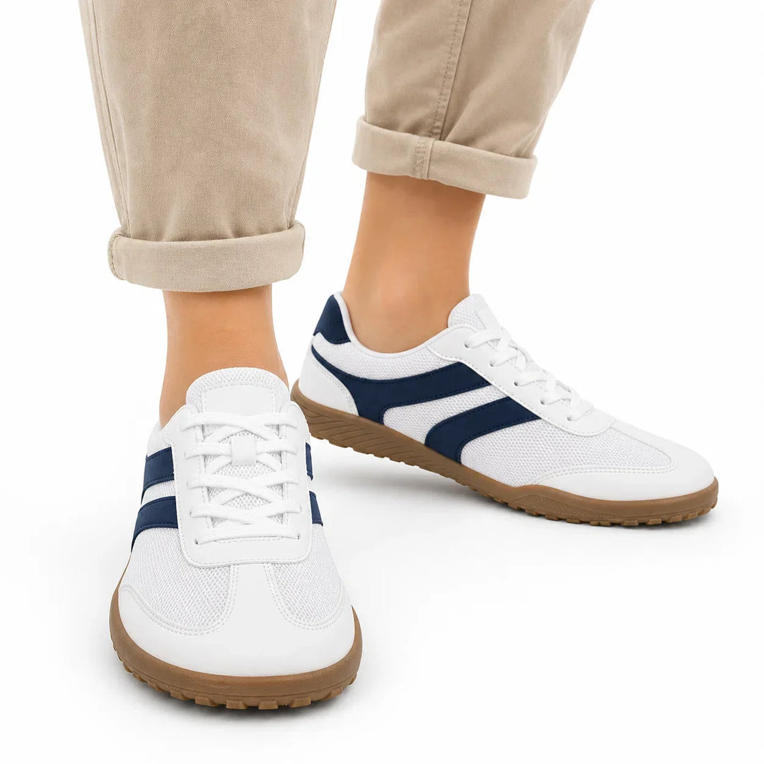 Minimalist barefoot shoes, non-slip, wide toe box, designed for comfort & foot health.