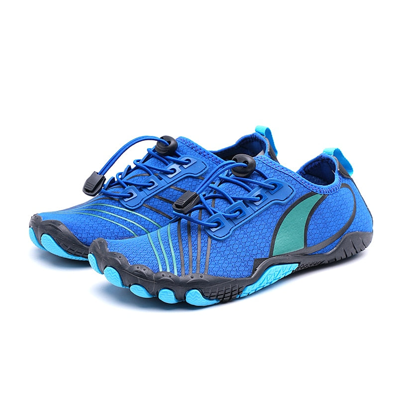 Comfortable unisex swimming shoes for all outdoor adventures. Durable & quick-dry design.