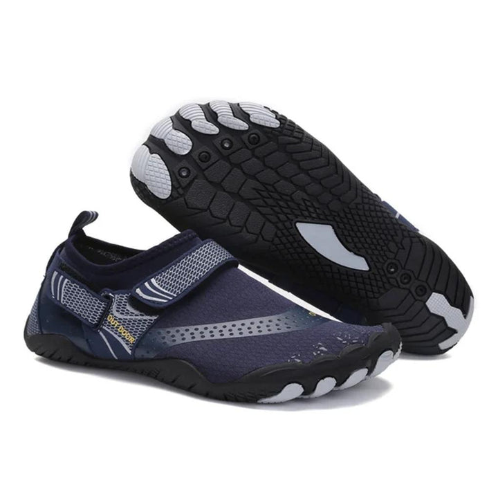 Unisex barefoot water shoes for minimalist feel & outdoor comfort.