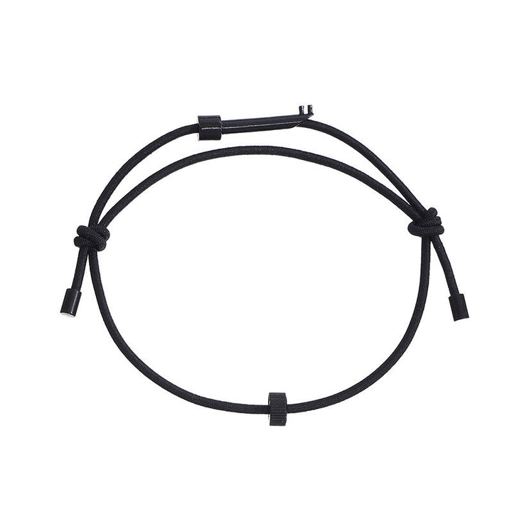 Overview of the emergency window breaker bracelet, highlighting its survival gear features