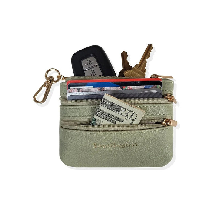 Adjustable phone strap with a spacious pouch, a convenient hands-free accessory for any unisex user.