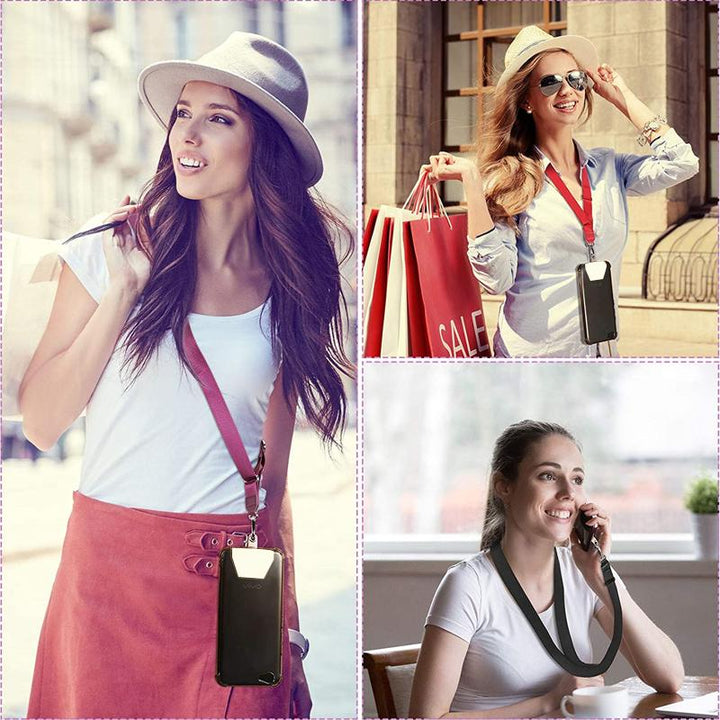 Unisex smartphone lanyard featuring a strong secure patch for safe and accessible phone carrying
