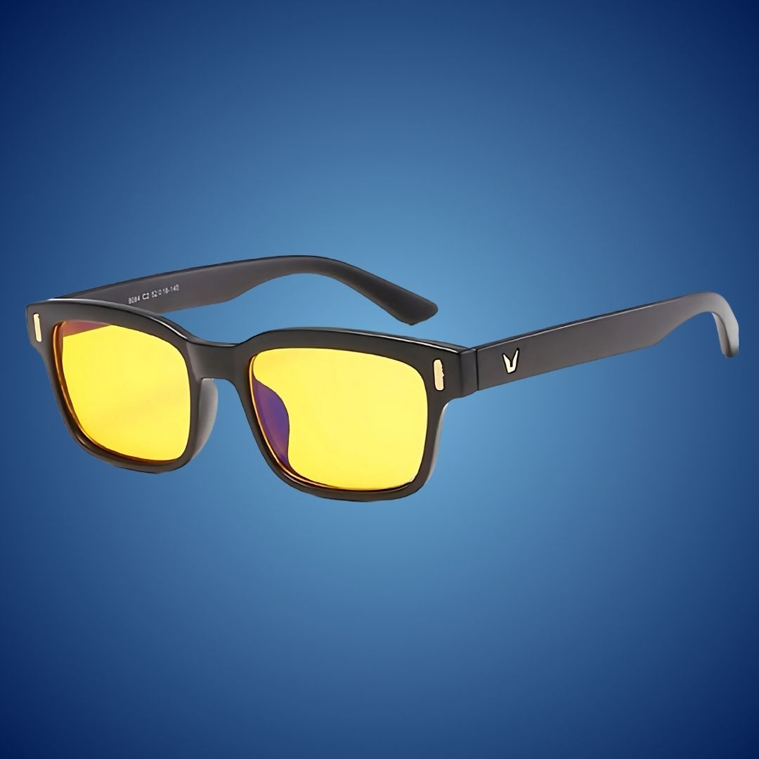 Unisex computer glasses, effectively blocking blue light for eye strain relief and protection.