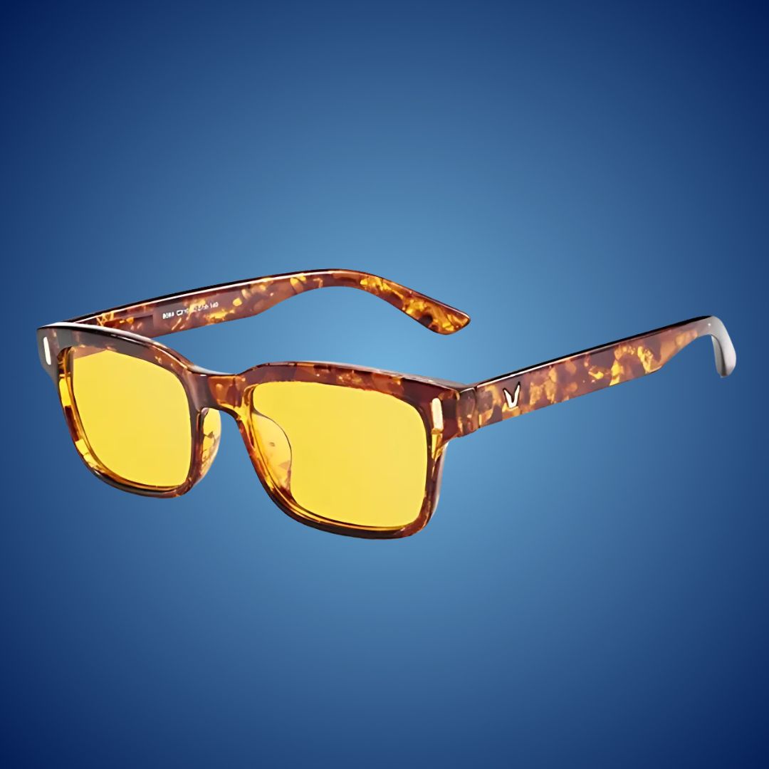 Anti-glare computer glasses with UV protection, designed for comfortable, long screen sessions.