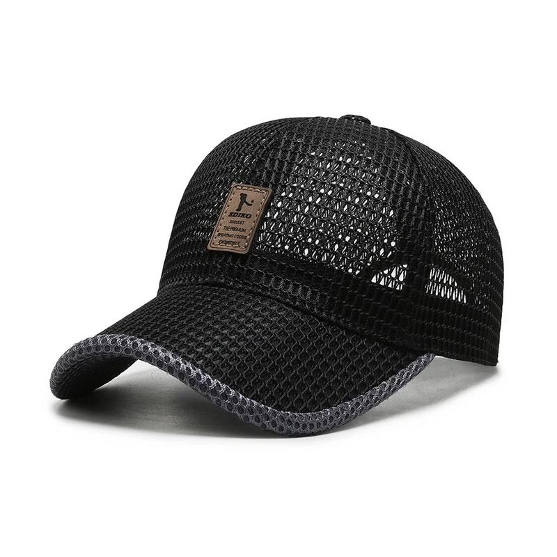 Unisex athletic mesh baseball cap, excellent for sun protection during golf, running, or outdoor fun