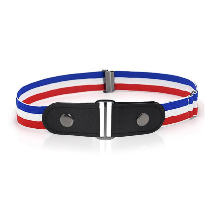 Comfortable elastic stretch belt, buckle-free design, a must-have waist accessory for jeans and casual wear.